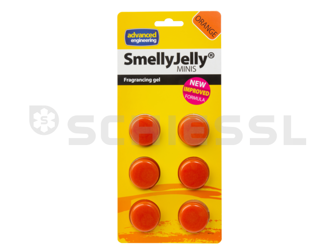 Gel profumato per condizionamento piccolo Bulk=100 pezzi SmellyJelly Mini odore di arancia (arancione)