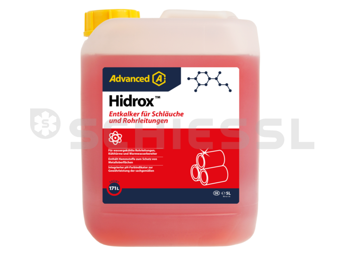 Entkalkungsmittel für Rohre Hidrox Kanister 5L