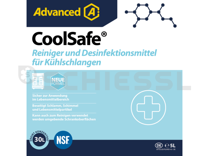 Detergente e disinfettante / refrigerazione CoolSafe barile 205L (concentrato)