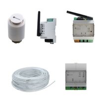 AIRZONE Flexa 25 radiant VALR HUB (Heizkörper) Pack - 6 Thermostatköpfe