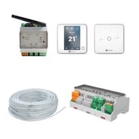 AIRZONE Flexa 25 VALC Pack Pack Fußbodenheiz.-Blueface+2 Lite Kabel weiß