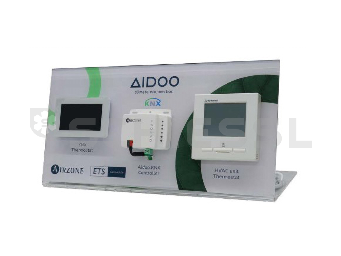 AIRZONE Marketingmaterial Aidoo Aussteller KNX2 MHI