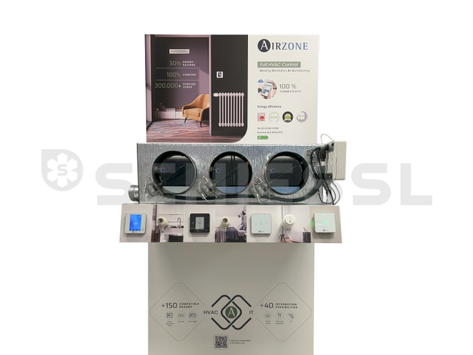 AIRZONE Marketingmaterial Easyzone 25 Metal Totem  Display EN