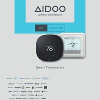 AIRZONE Marketingmaterial Aidoo Pro Aussteller Mitshubishi Heavy + Nest EU