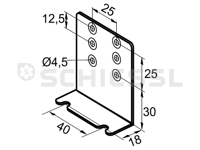 Alco mounting bracket Mounting bracket - TS.     / PS. 803799