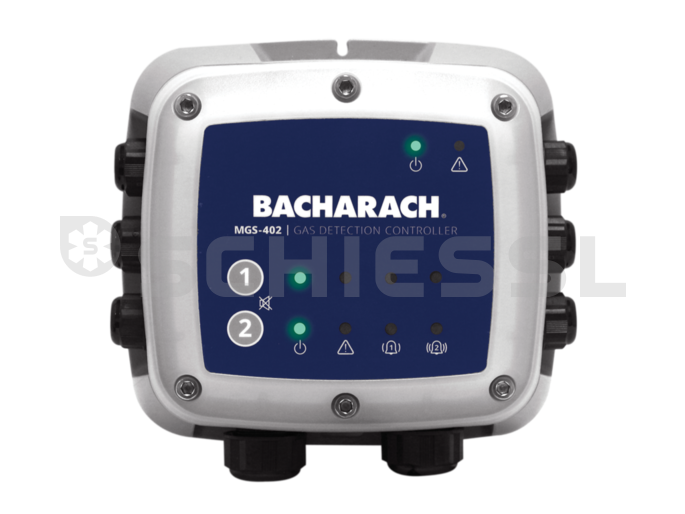 Bacharach control unit 2-channel MGS-402 for MGS410