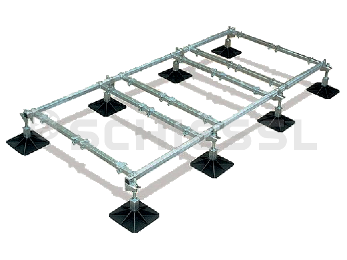 Dachmontage Rahmen Big Foot Modul 3 (3 Außenteil) 3,00x1,20m