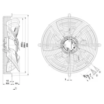 Bitzer ventilation unit 230V for LH53E S3G350-AN01-35  343 023 06