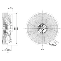 Bitzer Belüftungseinheit 230V f. LH135E S3G500-AM06-H7  34302314