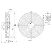 Bitzer ventilation unit 230V for LH44  S4E 350-AG06-28 343 014 02
