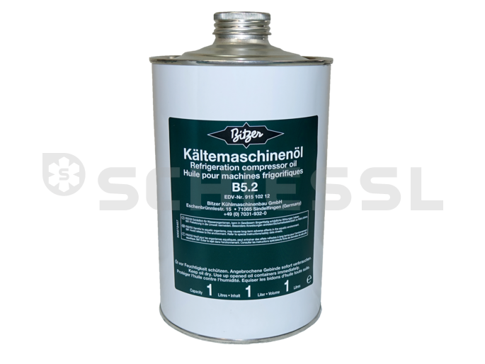 Bitzer Kältemaschinenöl B 5.2 Dose 1L  915 102 12