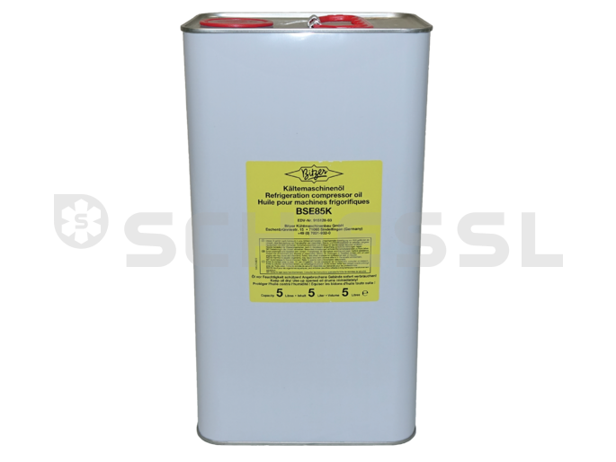 Bitzer refrigeration oil BSE 85K can 5L  915 128 03