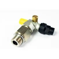 Bitzer adapter and shut-off valve for CSH liquid injection