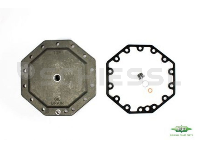 Bitzer Lagerdeckel m.Stopfen Ersatz f. 4FC- b.4CES b. Ölniveauüberw. 34775001