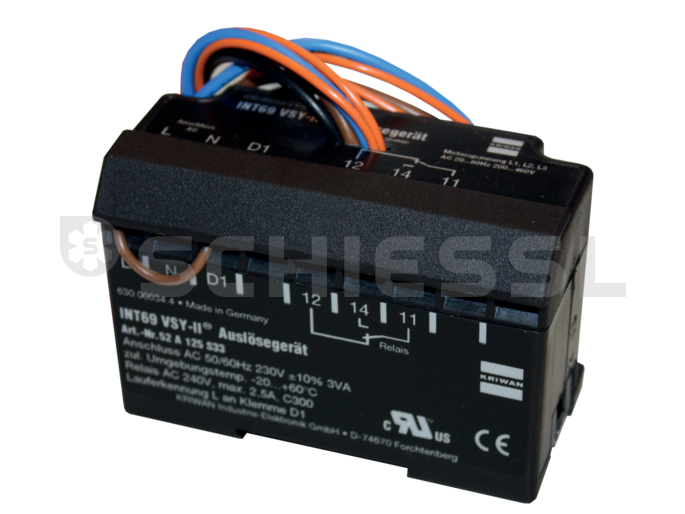 Kriwan Motorschutzgerät Ersatz f. Bitzer INT 69 VSY-II f.VSK  347 009 01