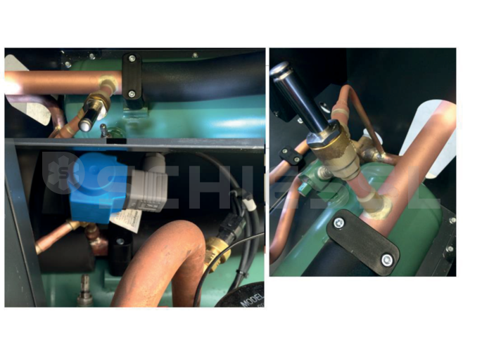 Bitzer RI system refrigerant injection mounted for LHV