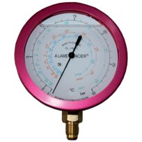 Blondelle pressure gauge -1/+30bar 80mm R422A/R422D/R417A oil-filled