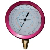 Blondelle pressure gauge -1/+30bar 80mm R134a / 404A / 507 oil-filled