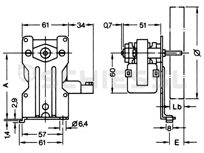 Bosch motore ventilatore VKZ-3004K (13 1039)