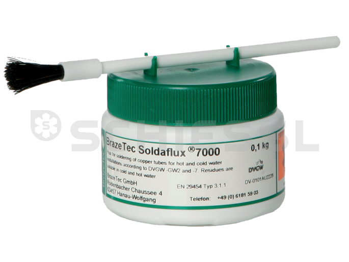 BrazeTec soft soldering flux Soldfaflux 7000 can 100g