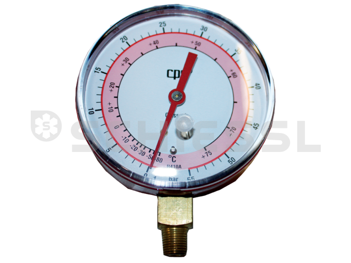 CPS Druckmanometer Klasse 1,0 RGEH f.R410A (80mm,1/8 NPT)