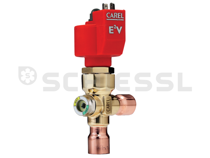 Carel expansion valve electric E2V18SSF00 SMART 12mm ODF with sight glass