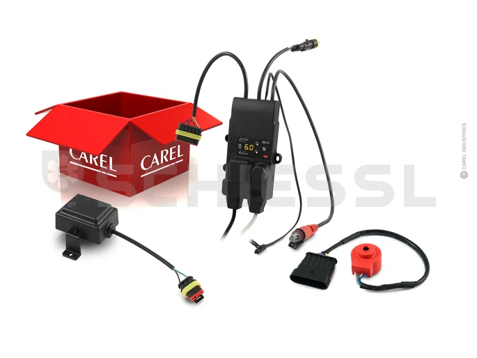 Carel Überhitzungsregler EVD ice KIT mit Ultracap, Stator, NTC