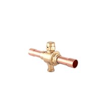 Castel Kugelabsperrventil R744 130bar 3/8'' Löt, mit Bypass