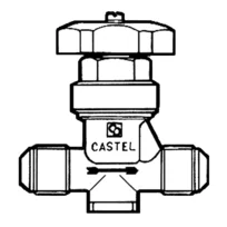 Castel Membranabsperrventil 6210/2 7/16 UNF