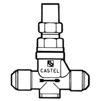 Castel manual shut-off valve 6410/5 7/8 UNF