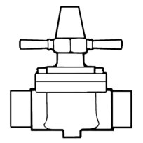 Castel Handabsperrventil Globo 6512/M22 22mm Löt