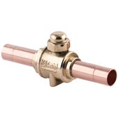 Castel ball shut-off valve R744 120bar 6577E/2 1/4" solder without schrader
