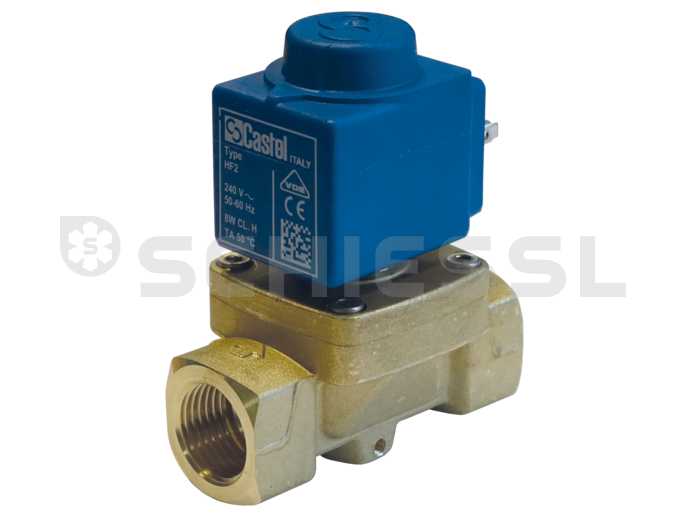 Castel solenoid valve with coil HF2 230V 1132/08A6 G1'’  water (without connector)