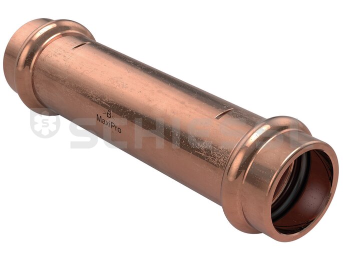 IBP straight coupler long &gt;B&lt; Maxipro MPA5270L 3/8" copper