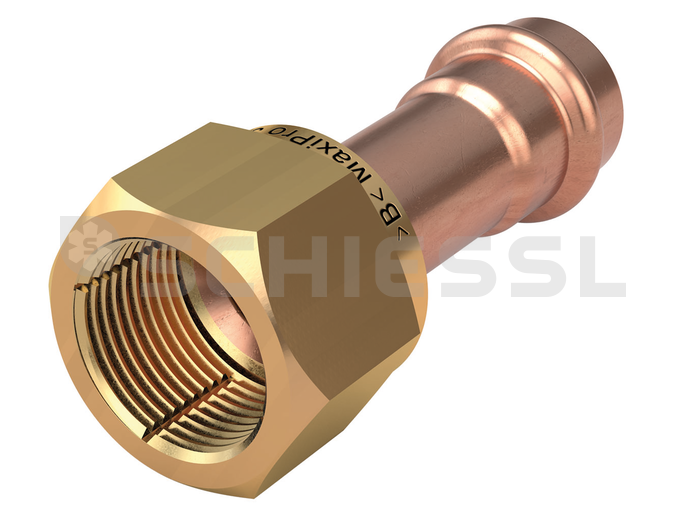 IBP copper flare, washer and nut &gt;B&lt; Maxipro MPA5285G 3/8" copper, nut 5/8" - 18 UNF