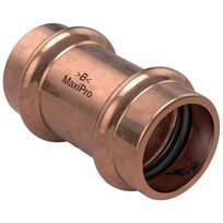 IBP straight coupler &gt;B&lt; Maxipro MPA5270 1/4" copper
