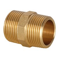Double nipple 3280 3/4'' Screw fitting red brass