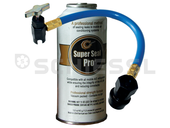 Sigillante per impianti di condizionamento automezzo SUPER SEAL PRO  940KIT incl. tubo flessibile