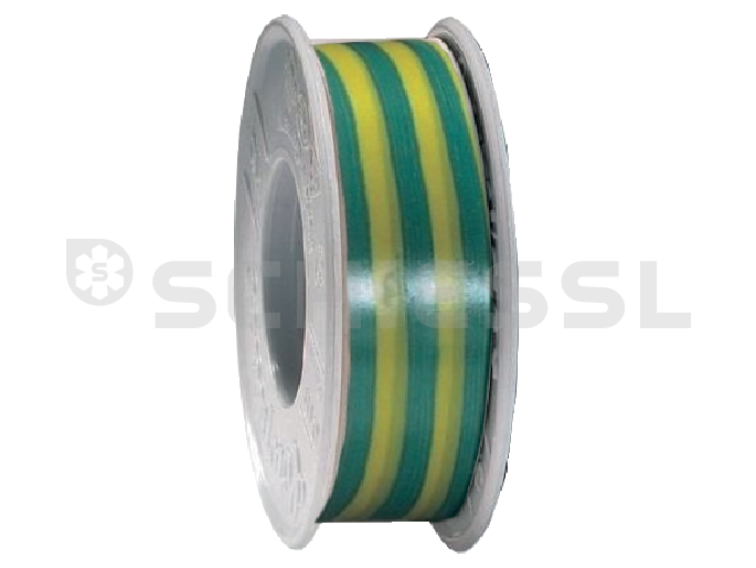 Coroplast Insulating Tape role 10 m / 15 mm yellow/green