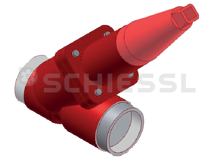 Danfoss shut-off valve long stem SVA-HS 40D STR welding connection  148B3718