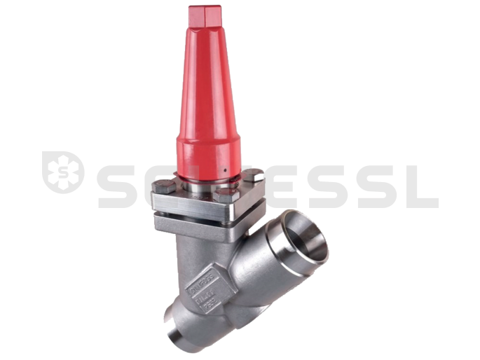 Danfoss corner shut-off valve stainless steel SVA-SS 100 D ANG 148B4452