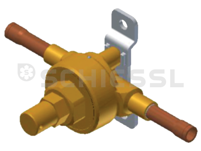Danfoss manual shut-off valve with cap BML 6s 6mm solder 009G0209
