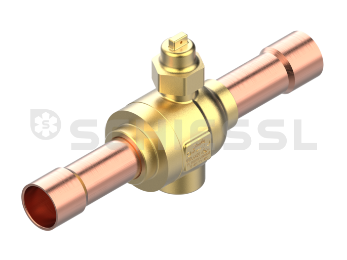 Danfoss Kugelabsperrventil 140bar CO2 GBCT 22s 7/8" Löt ohne Schrader