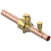 Danfoss Kugelabsperrventil CO2 90bar GBCH12s 12mm Löt m.Schrader  009L7584