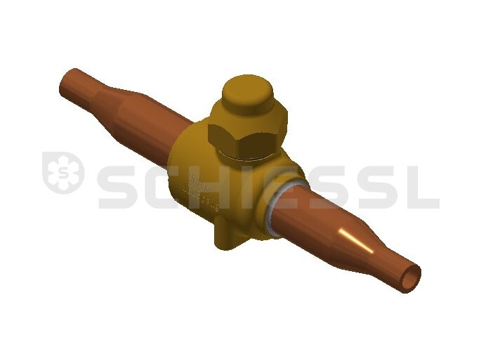 Danfoss Kugelabsperrventil CO2 90bar GBCH6s 1/4''Löt o.Schrader 009L7415