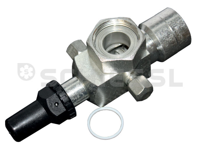 Danfoss rotalock valve press.gau.conn.right/byp.conn.left 1-1/4''x18mm solder V04 8168029
