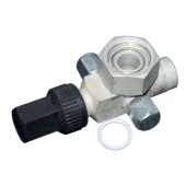 Danfoss rotalock valve press.gau.conn.right/byp.conn.left 1''x3/8'' + 10mm solder V01  8168027