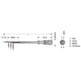 Danfoss Anschlusskabel m.Stecker f. ETS u.CCM/CCMT  034G2200
