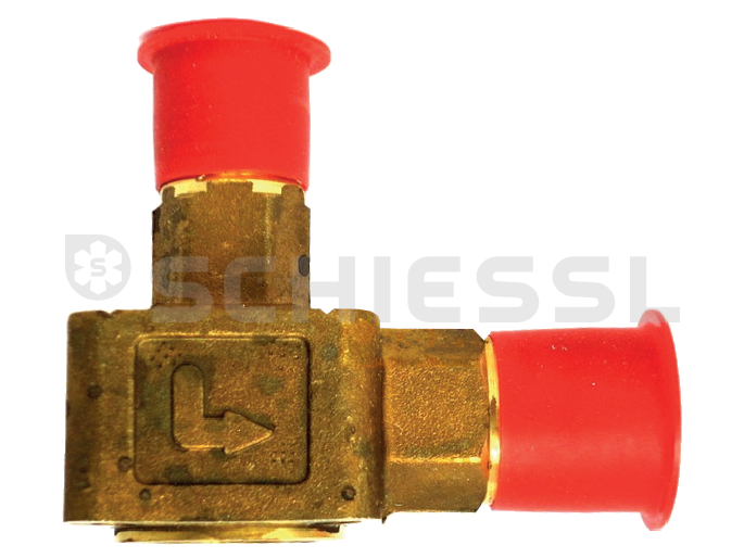 Danfoss bottom valve elbow TE5 flare 3/4x7/8"UNF  067B4013