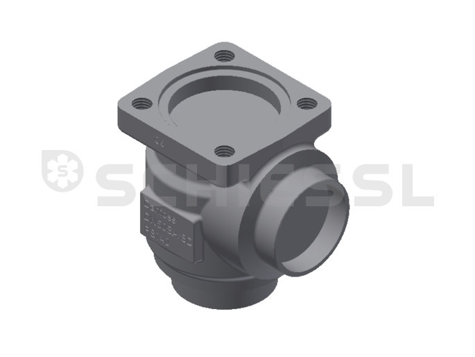Danfoss Multifunktionsventilgehäuse Eck SVL-140B 50  2 1/8 in/50mm